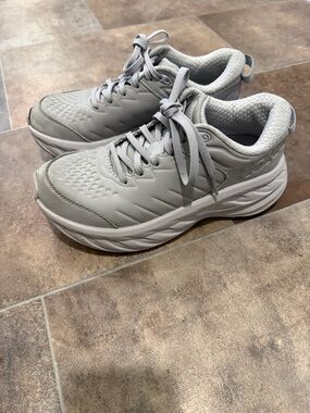 Hoka Women’s Light Gray Athletic Sneakers